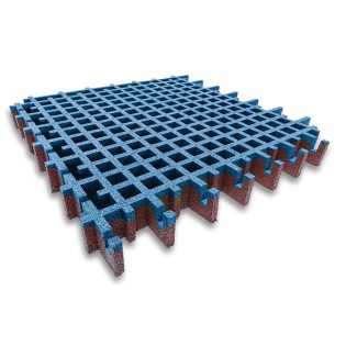 FLEXI-STEP - FLEXI-STEP Bezpieczna Kratka EPDM 100 mm, HIC = 3,0 m